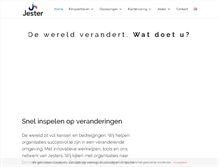 Tablet Screenshot of jester.nl